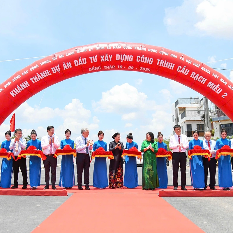 Rach Mieu 2 Bridge Inauguration Ceremony