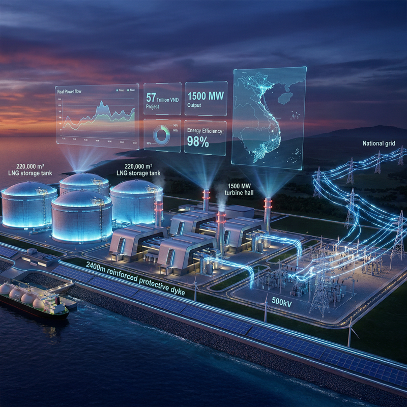 DỰ ÁN NHIỆT ĐIỆN LNG CÀ NÁ